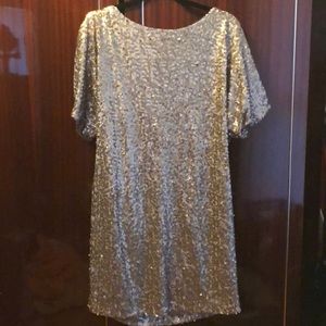 Gorgeous Bronze gold sequin dress